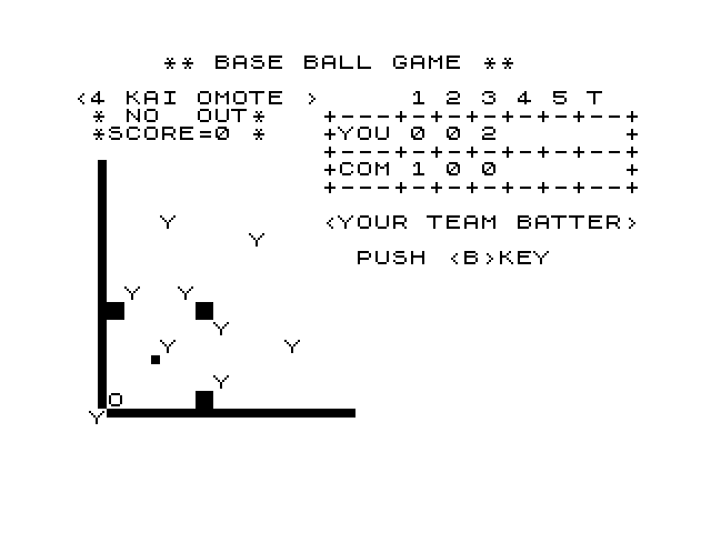 Base Ball Game (Hideyuki Kimura) – Gaming Alexandria